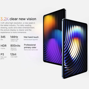 Xiaomi Pad 7 11.2 inch, 8GB+256GB, HyperOS 2 Qualcomm Snapdragon 7+ Gen3 Octa Core
