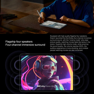 Xiaomi Pad 7 11.2 inch Soft Light Screen, 8GB+256GB, HyperOS 2 Qualcomm Snapdragon 7+ Gen3 Octa Core