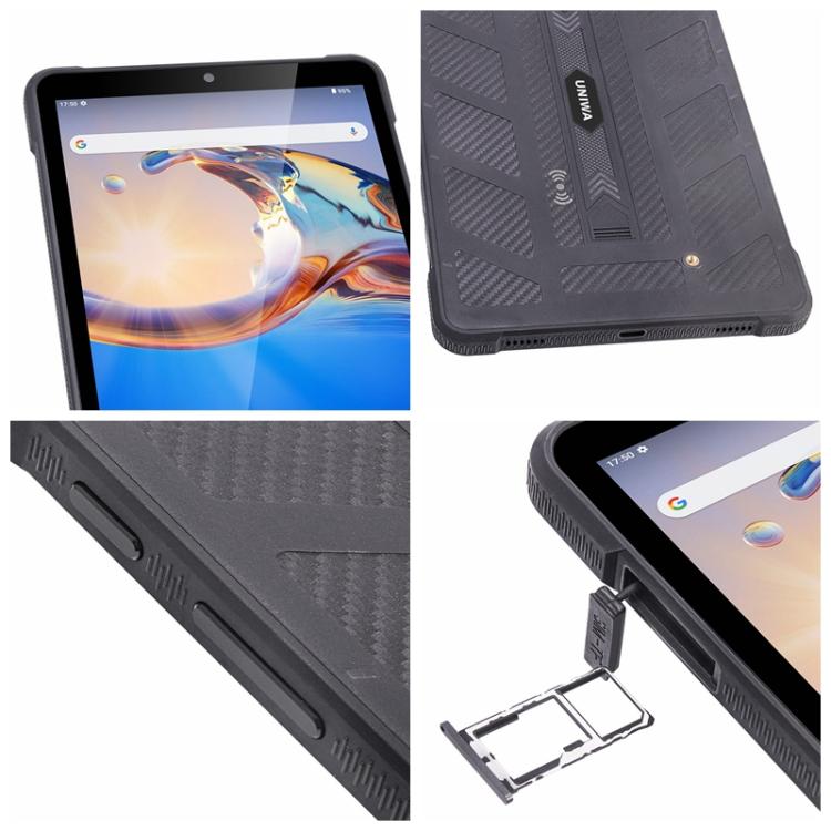 UNIWA UTAB R888 IP68 Waterproof Rugged Tablet PC, 8GB+128GB, 8.68 inch Android 13 Mediatek MT8788 Octa Core, Network: 4G, US Plug, UTAB R888