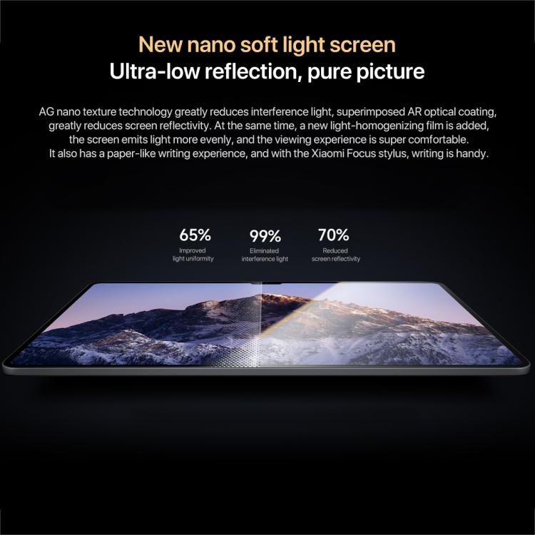 Xiaomi Pad 7 Ultra 14 inch Soft Light Screen, 12GB+512GB, HyperOS 2, XRING O1 3nm Deca Core CPU