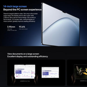 Xiaomi Pad 7 Ultra 14 inch, 16GB+1TB, HyperOS 2, XRING O1 3nm Deca Core CPU