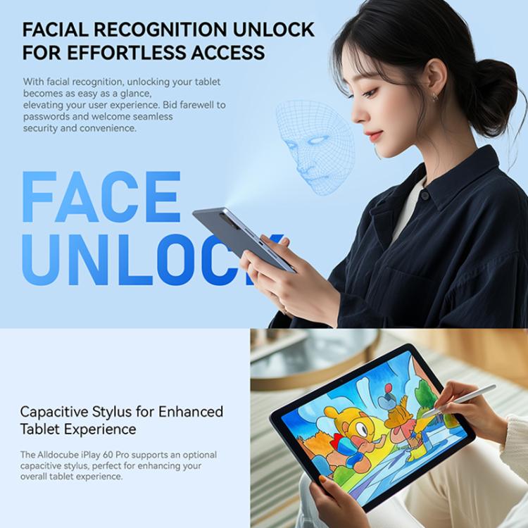 ALLDOCUBE iPlay 60 Pro 4G LTE Tablet PC, 6GB+128GB, 11 inch Android 14 MediaTek Helio G99 Octa Core Support Dual SIM, iPlay 60 Pro