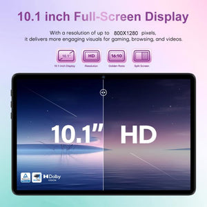 Pad 9 Ultra 10.1 inch 3G Phone Call Tablet PC, 2GB+32GB, Android 10 MTK6737 Quad Core, UK Plug, UK Plug