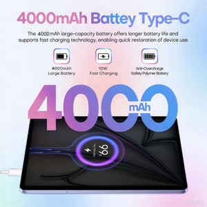 Pad 8 Pro 10.1 inch 4G LTE Tablet PC Combo Set, 4GB+32GB, Android 10 MT6755 Octa Core, with Keyboard / Mouse / Leather Case, EU Plug, EU Plug