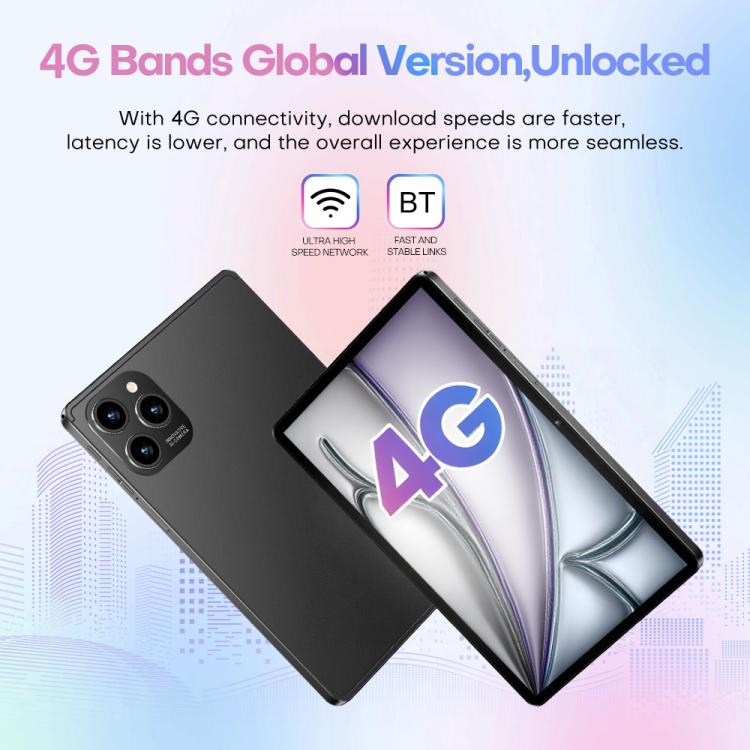 Pad 8 Pro 10.1 inch 4G LTE Tablet PC Combo Set, 4GB+32GB, Android 10 MT6755 Octa Core, with Keyboard / Mouse / Leather Case, EU Plug, EU Plug