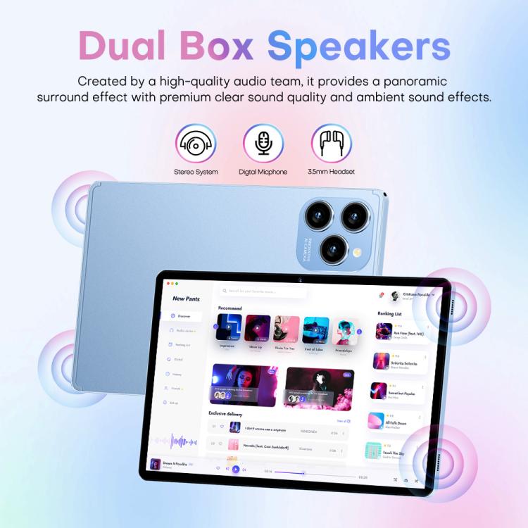 Pad 8 Pro 10.1 inch 4G LTE Tablet PC Combo Set, 4GB+32GB, Android 10 MT6755 Octa Core, with Keyboard / Mouse / Leather Case, UK Plug, UK Plug