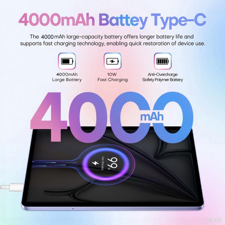 Pad 8 Pro 10.1 inch 4G LTE Tablet PC Combo Set, 4GB+32GB, Android 10 MT6755 Octa Core, with Keyboard / Mouse / Leather Case, AU Plug, AU Plug