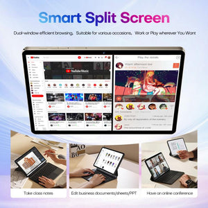 Pad 9 Pro 10.1 inch 4G LTE Tablet PC Combo Set, 4GB+32GB, Android 10 MT6755 Octa Core, with Keyboard / Mouse / Leather Case, US Plug, US Plug