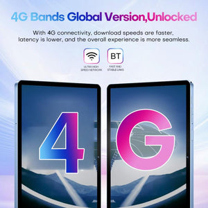 Pad 9 Pro 10.1 inch 4G LTE Tablet PC Combo Set, 4GB+32GB, Android 10 MT6755 Octa Core, with Keyboard / Mouse / Leather Case, US Plug, US Plug