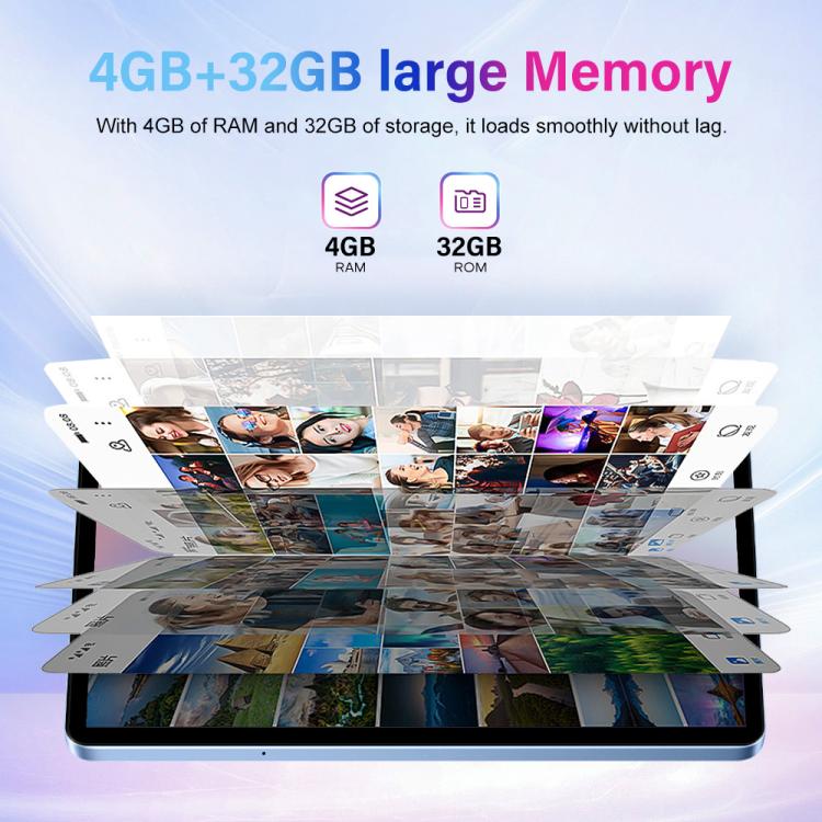 Pad 9 Pro 10.1 inch 4G LTE Tablet PC Combo Set, 4GB+32GB, Android 10 MT6755 Octa Core, with Keyboard / Mouse / Leather Case, EU Plug, EU Plug