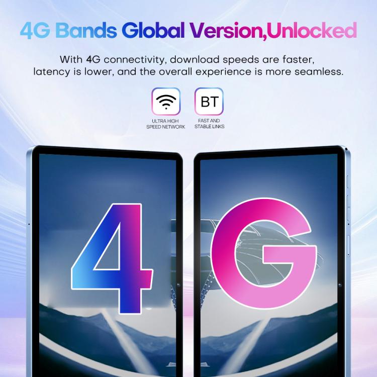 Pad 9 Pro 10.1 inch 4G LTE Tablet PC Combo Set, 4GB+32GB, Android 10 MT6755 Octa Core, with Keyboard / Mouse / Leather Case, EU Plug, EU Plug