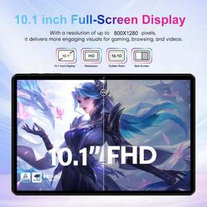 Pad 9 Pro 10.1 inch 4G LTE Tablet PC Combo Set, 4GB+32GB, Android 10 MT6755 Octa Core, with Keyboard / Mouse / Leather Case, EU Plug, EU Plug