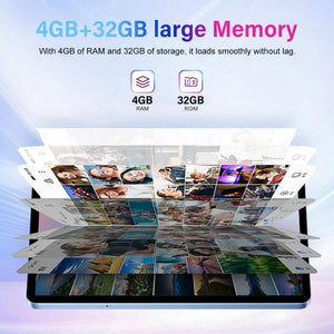 Pad 9 Pro 10.1 inch 4G LTE Tablet PC Combo Set, 4GB+32GB, Android 10 MT6755 Octa Core, with Keyboard / Mouse / Leather Case, AU Plug