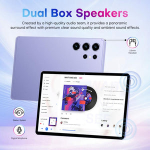 Pad 9 Pro 10.1 inch 4G LTE Tablet PC Combo Set, 4GB+32GB, Android 10 MT6755 Octa Core, with Keyboard / Mouse / Leather Case, AU Plug