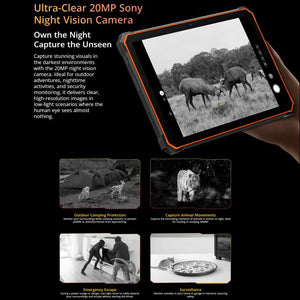 Blackview Active 10 Pro 5G Rugged Tablet, 12GB+512GB, 10.95 inch Android 14 Dimensity 7300 Octa Core, Global Version with Google Play, 12GB+512GB