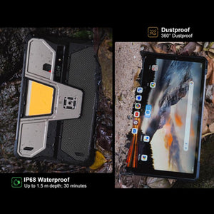 Unihertz 8849 Tank Pad E Rugged Tablet PC & Projector, 12GB+512GB, 10.95 inch Android 14 MT6789 Octa Core 4G Network, EU Plug, Tank Pad E 4G Network