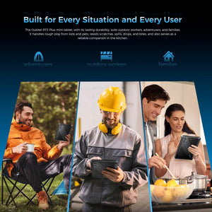 OUKITEL RT3 Plus 4G Network IP68/IP69K Rugged Tablet, 4GB+128GB, 8.0 inch Android 15 MediaTek G81 Octa-Core Support Dual SIM, EU Plug, RT3 Plus 4GB+128GB