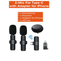  Type C - 2 Mic with adapter for iPhone